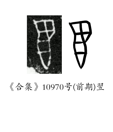 汉字真相之甲骨文翌
