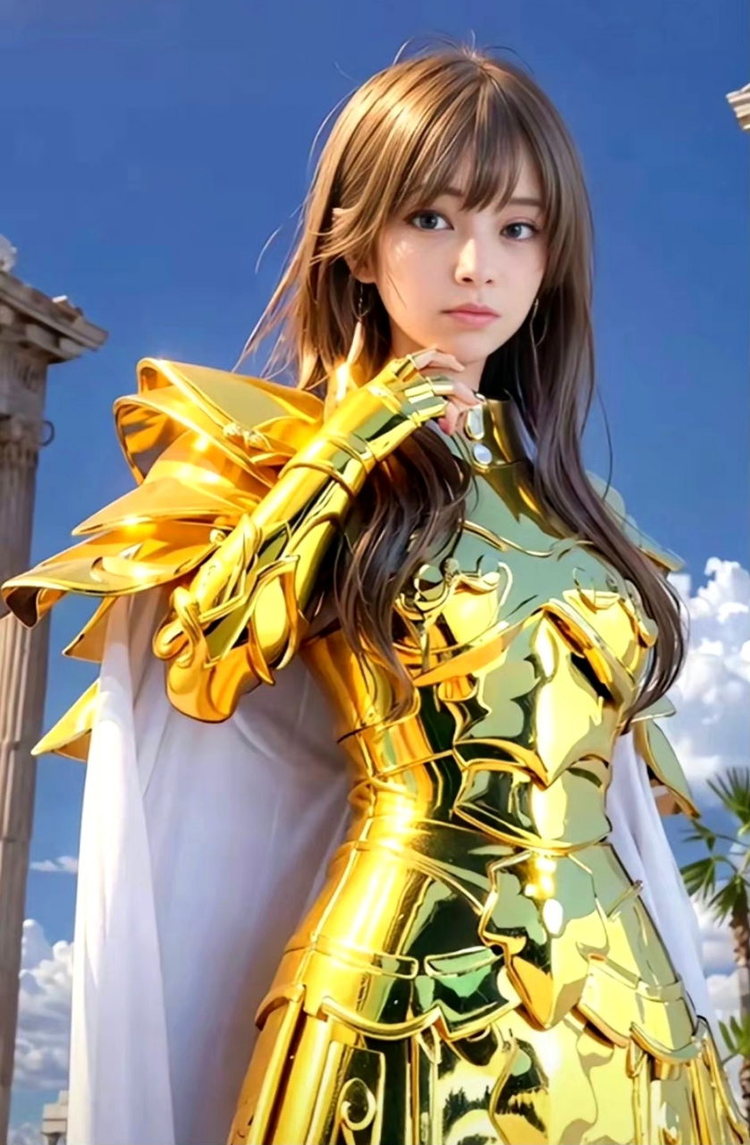 ai创作:少女版双鱼座黄金圣斗士,by 黄岑阔代us13 676767.