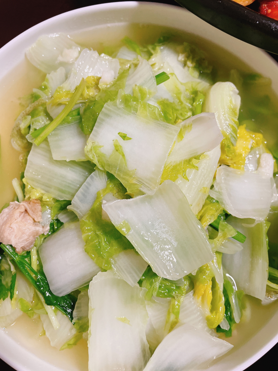 潮汕家常菜 油炸猪皮煲肉 清炒白菜 虾仁豆腐煲 家常做法简单美味