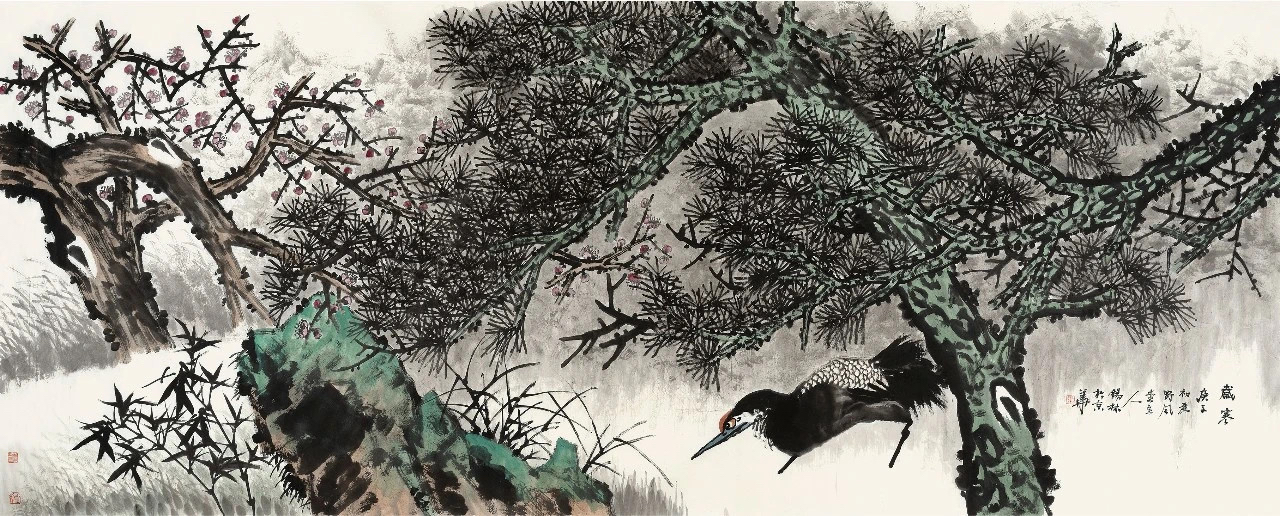 著名画家潘锡林花鸟画作品集赏析