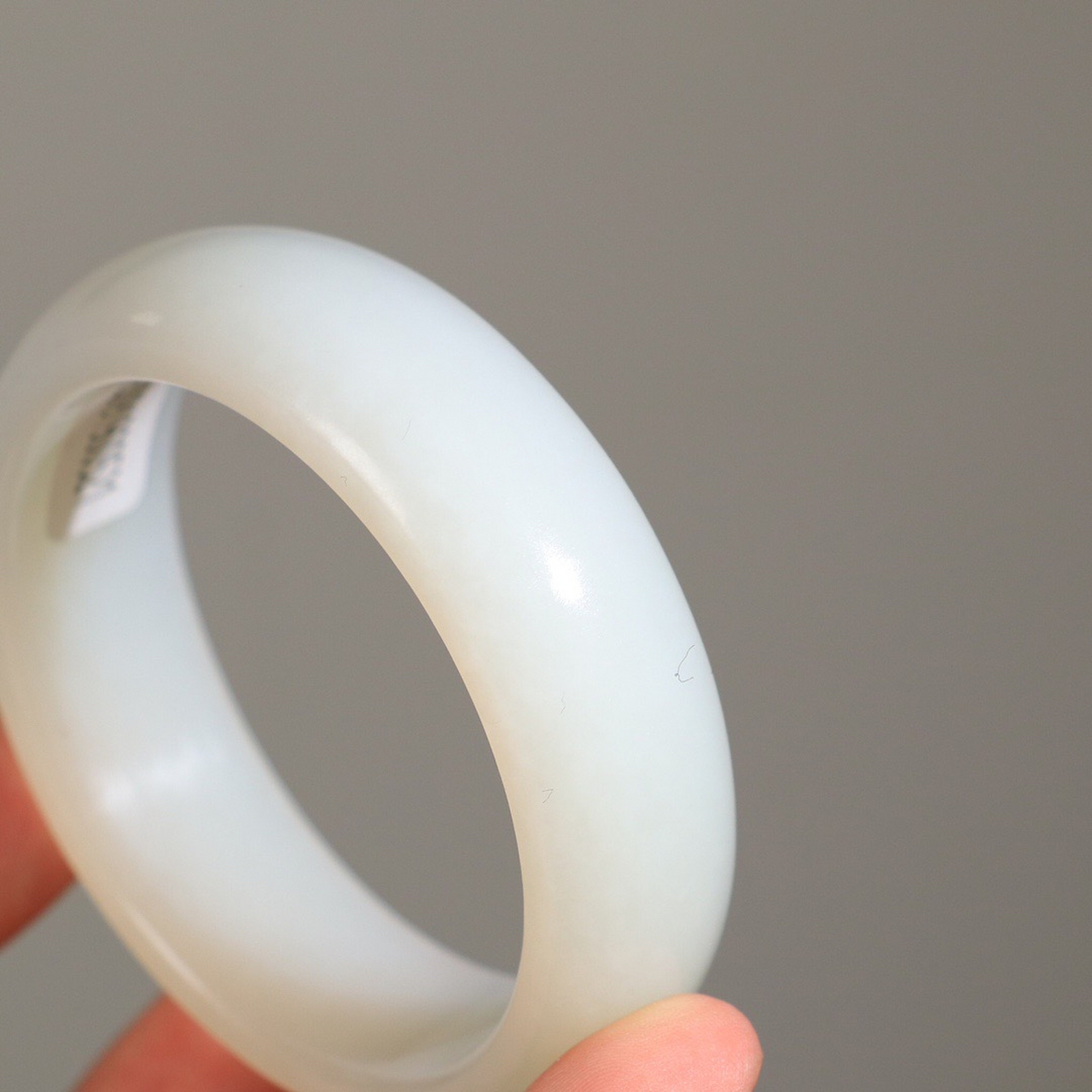 和田玉羊脂白玉手镯56内径,收藏的极品