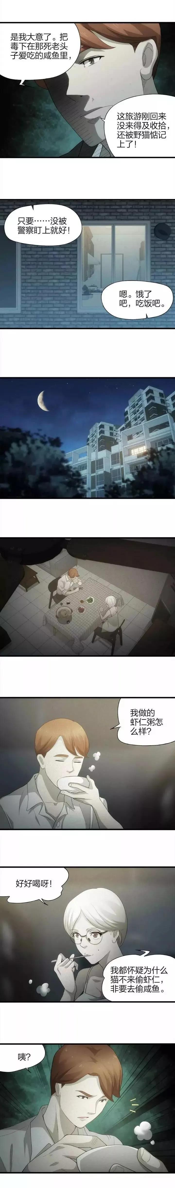 惊悚漫画:《回魂夜》父亲过世后,夫妻俩总觉得父亲的房间有动静