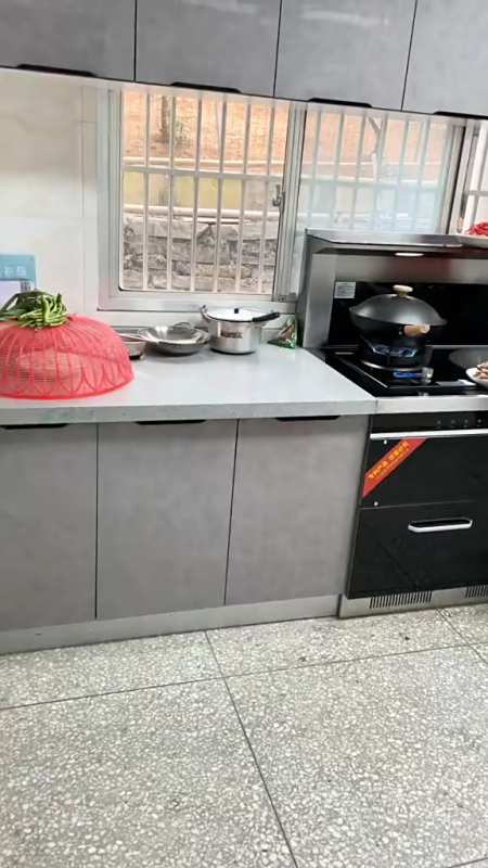 农村自建房别墅用的柴火厨房