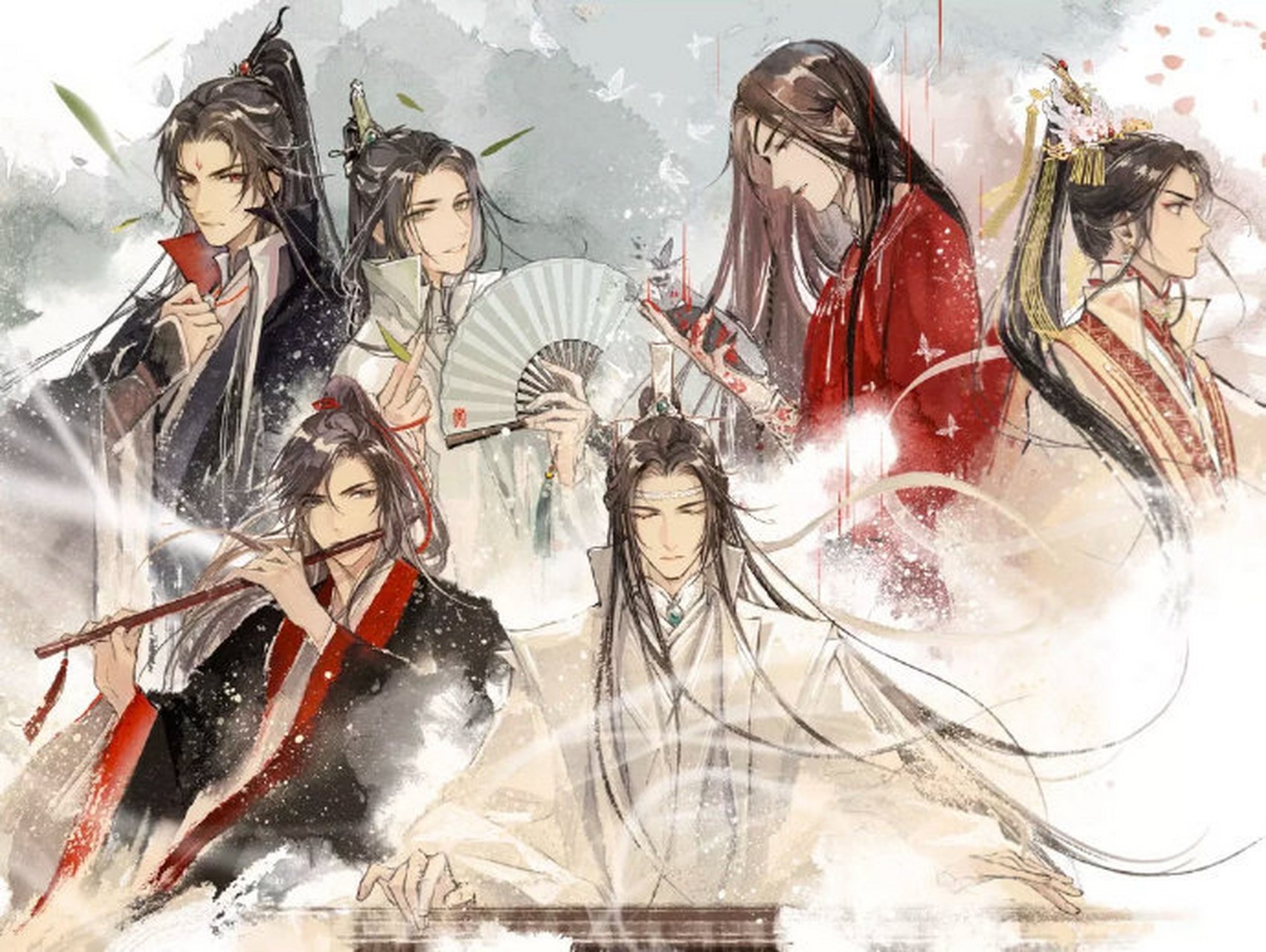 魔道祖师#天官赐福#人渣反派自救系统 神仙场面,墨家的儿子们