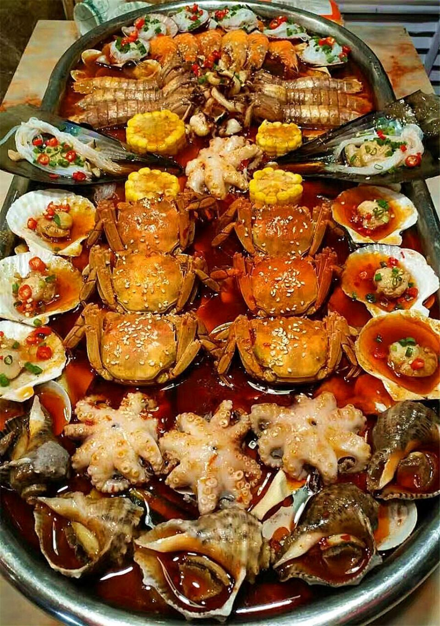 来一桌海鲜大餐#美食