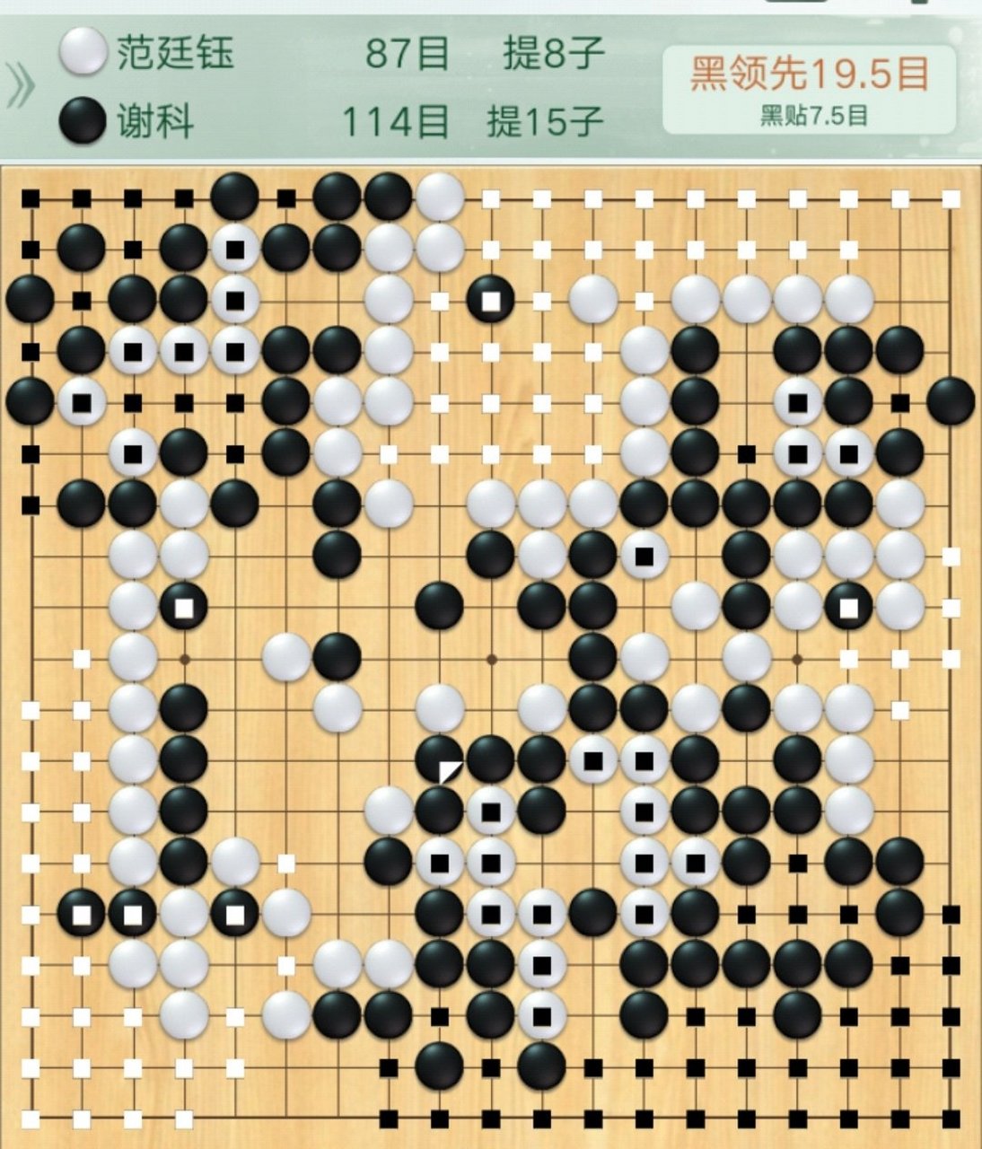 第4届梦百合杯围棋大赛半决赛,谢科以2比0淘汰了范廷钰,杀进决赛.