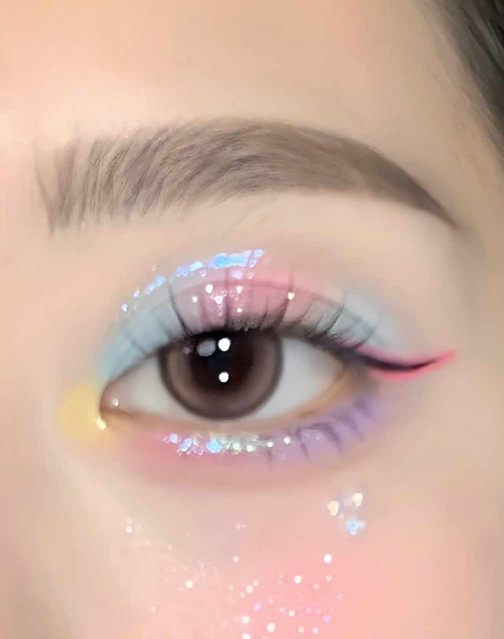 可爱鬼97  万圣节创意彩色眼妆合集  cr 瑶二六99 #百鬼惊魂派对