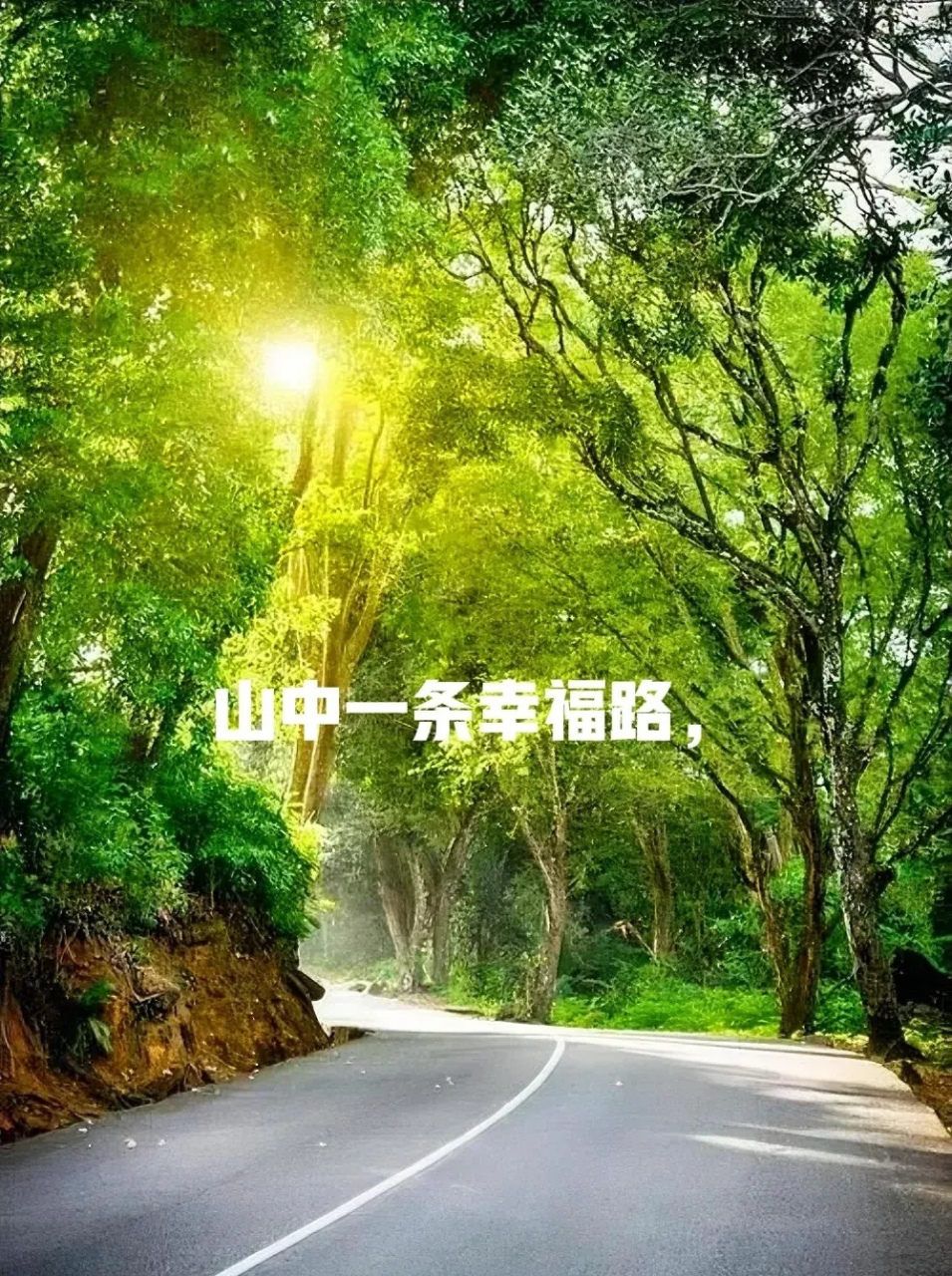 上联,山中一条幸福路, 下联,?