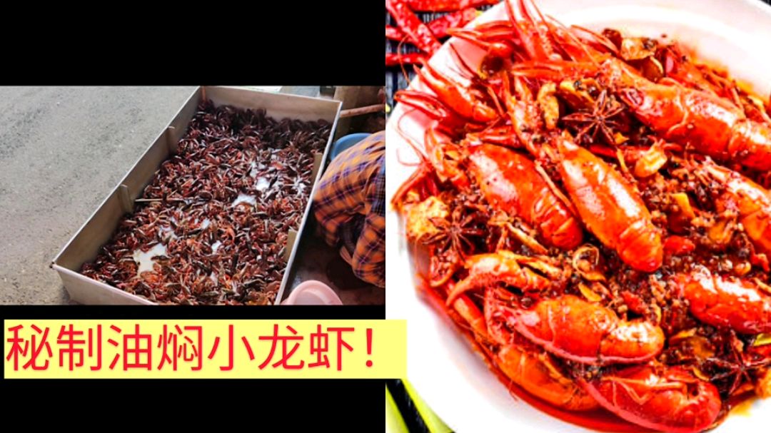 湖北小伙在宜昌最大菜场买来两斤鲜活龙虾,秘制一道油焖小龙虾!