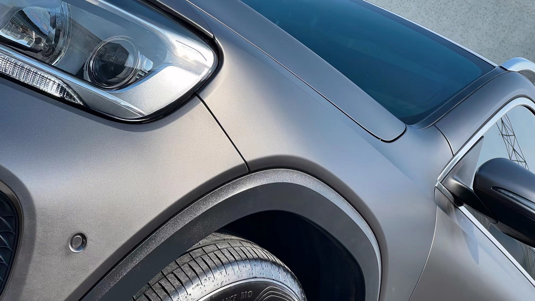 每日汽车改色膜分享 pet消光陨石灰帅气十足 #车艺尚# #yeecar# #车漆