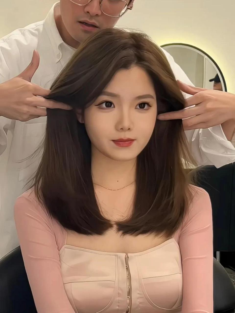 方圆脸最适合的超减龄初恋头发型|斩男发型