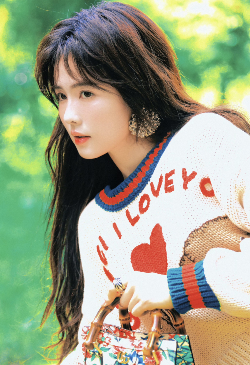 白鹿清纯唯美写真