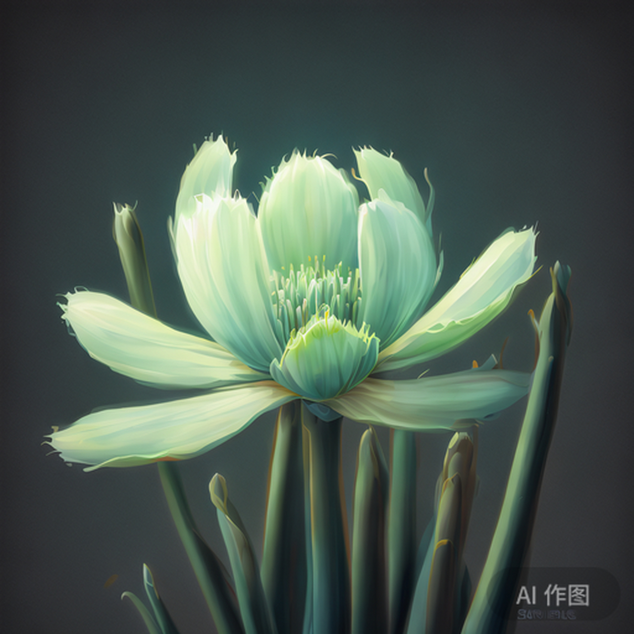 全民ai创作节# #山海经# 祝余,一种神奇吃了不饿的草 祝余是《山海经