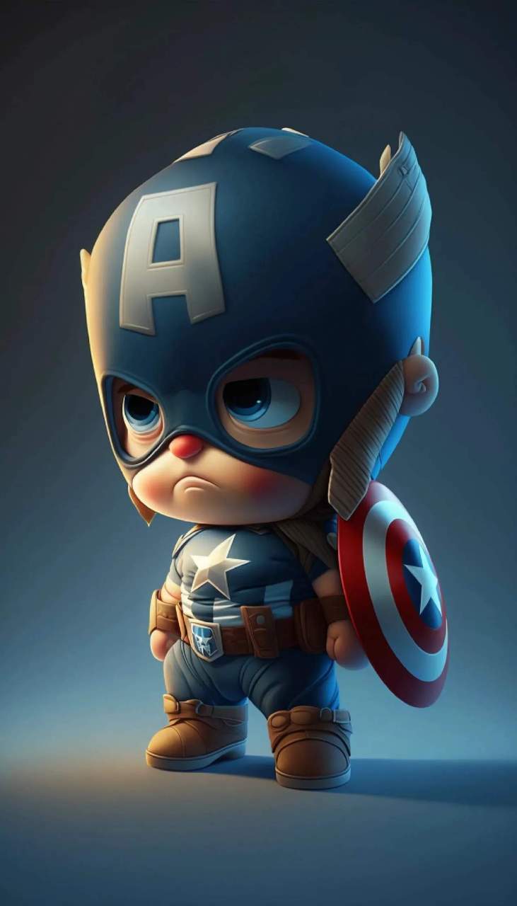 壁纸# #漫威# 萌萌哒天团漫威超级英雄