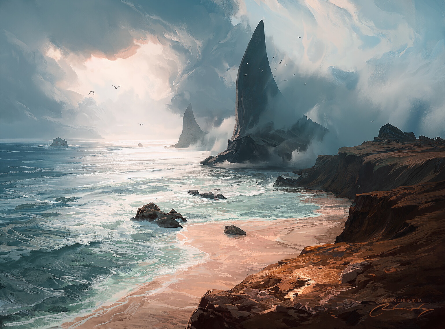 画师artem chebokha插画作品欣赏