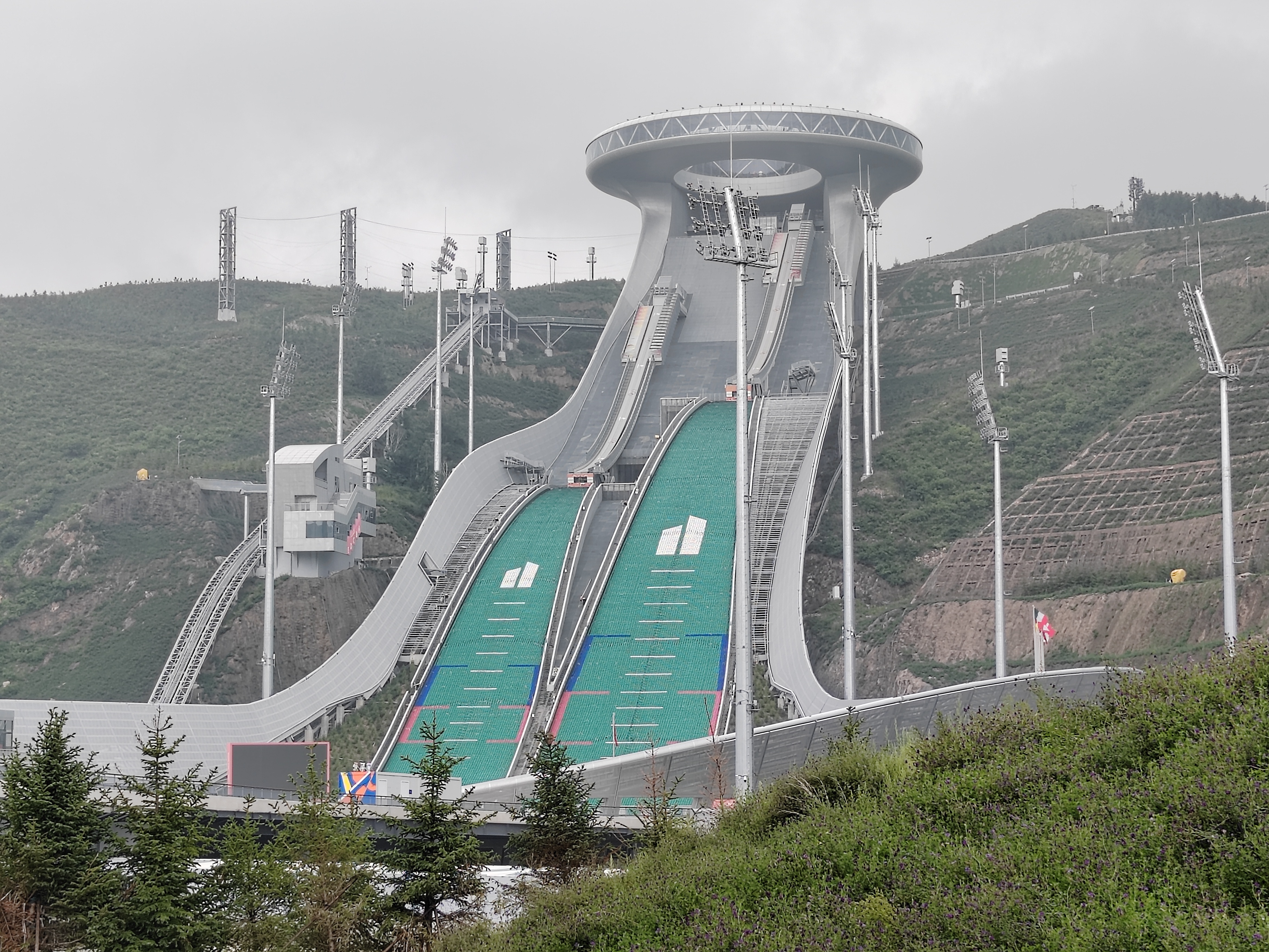 2022冬奥会雪如意跳台,外景,内景