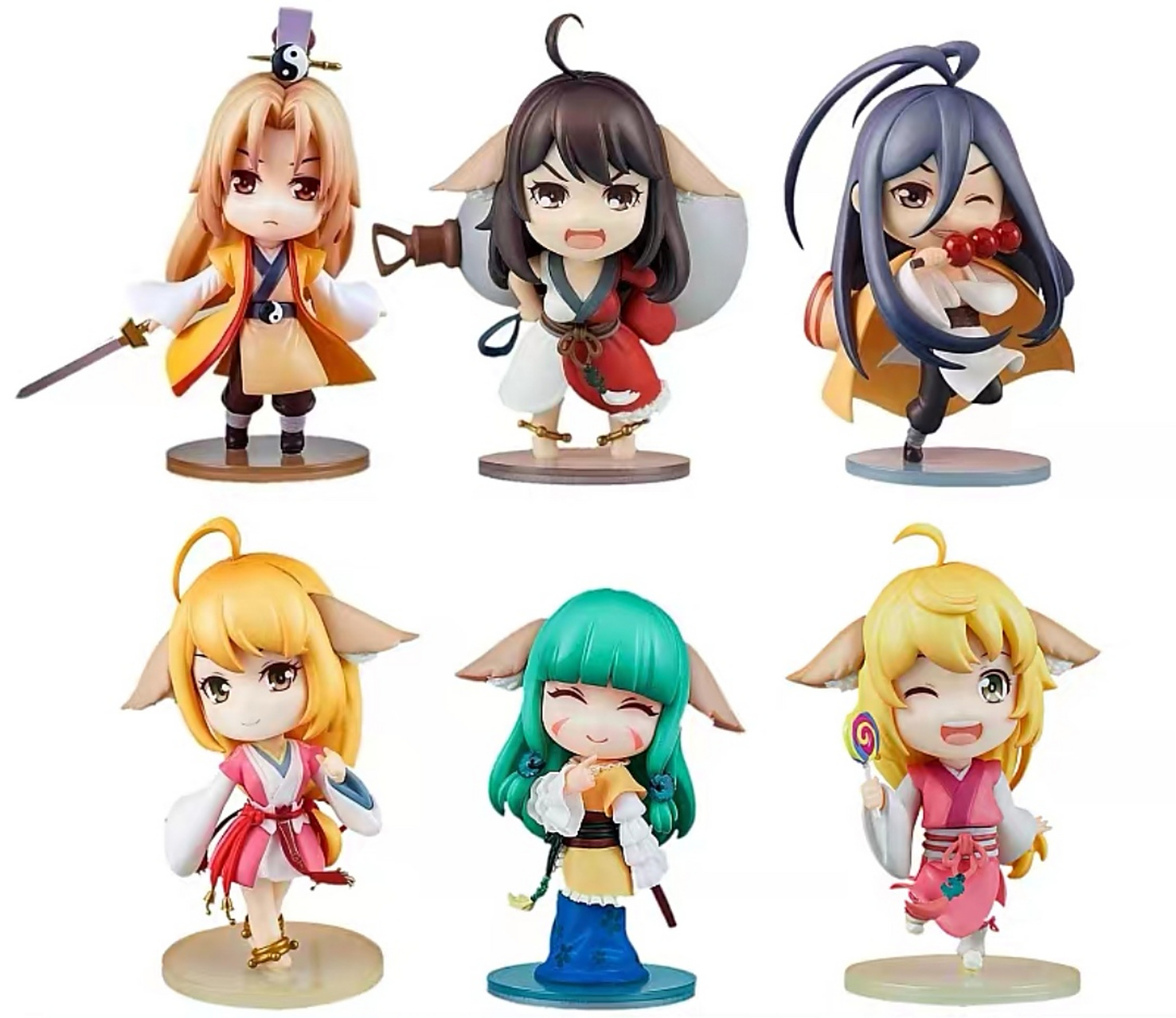 狐妖小红娘手办涂山红红雅雅苏苏容容王权富贵东方月初周边手办玩具