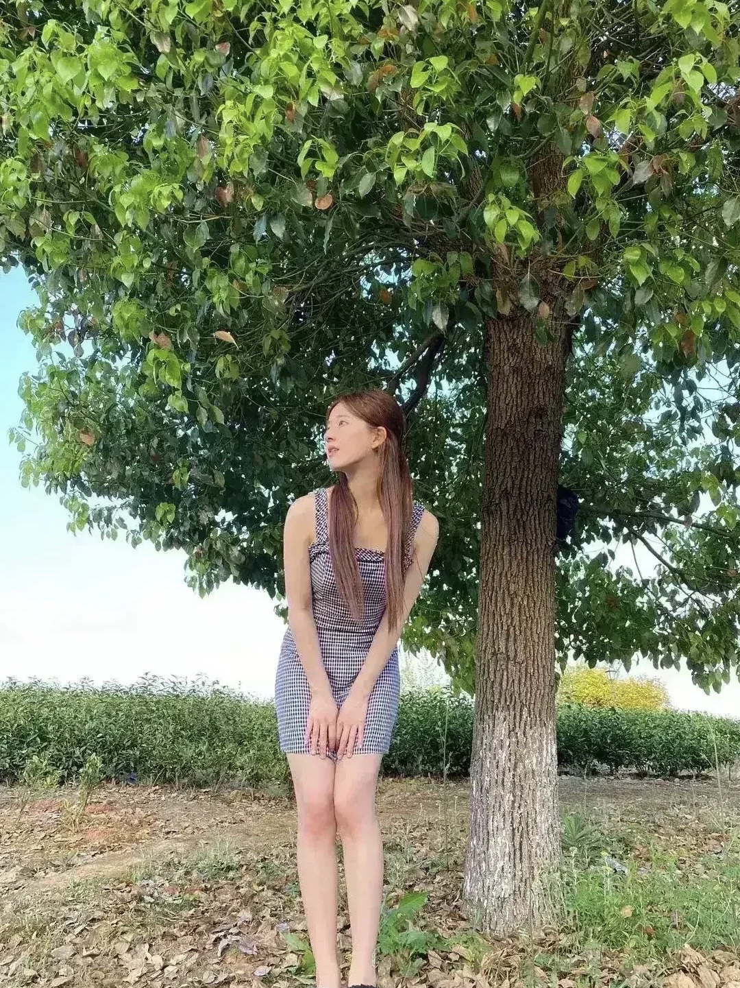 不愧是成都第一美人,确实漂亮,长相甜美,穿着时尚,气质特别好