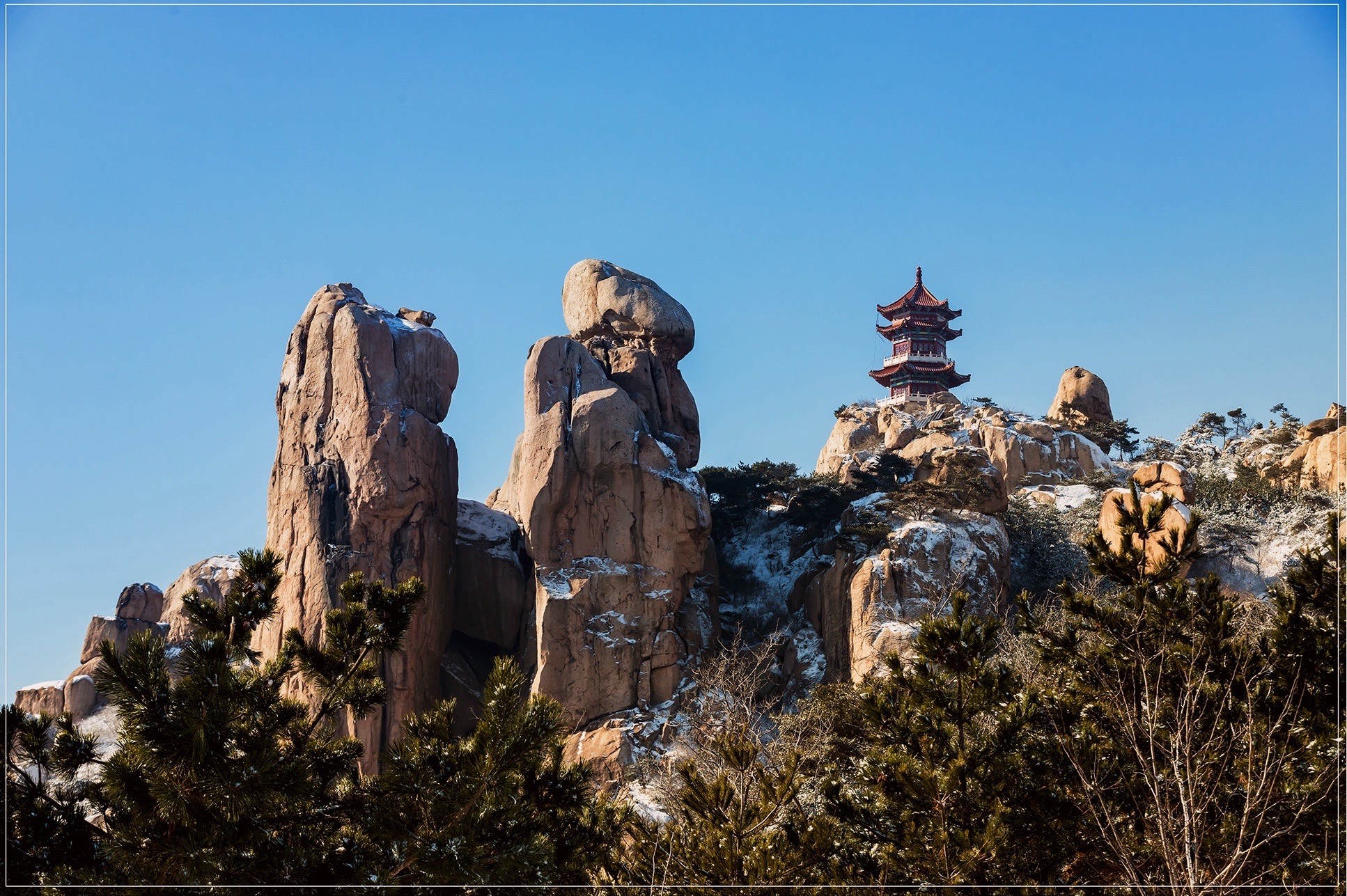 日照五莲九仙山图片