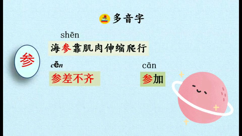 人教版三年级下册语文第23课海底世界的多音字怎么组词,看一看吧