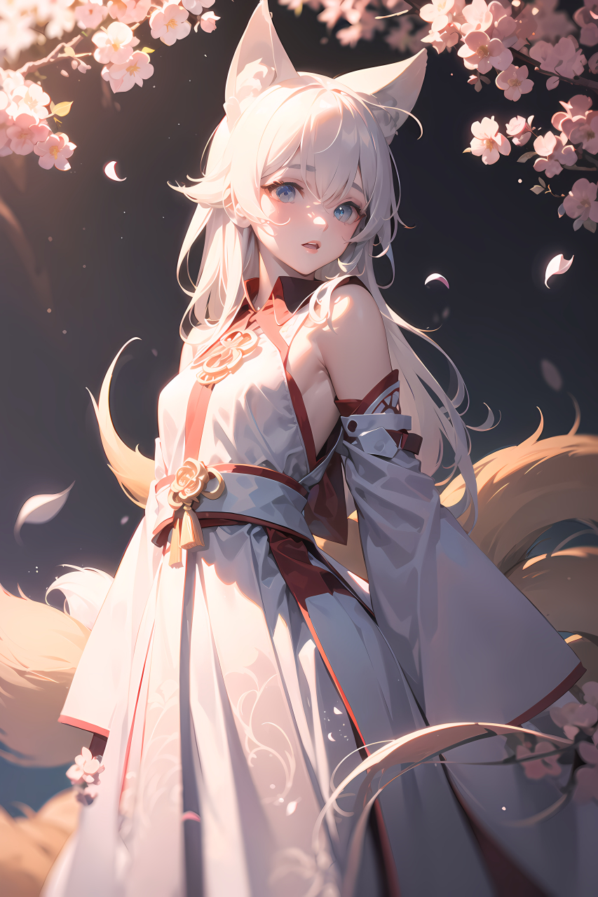 ai绘画〕大胆狐妖,我一看就知道你不是人,竟敢诱惑众生,淦,大威天龙