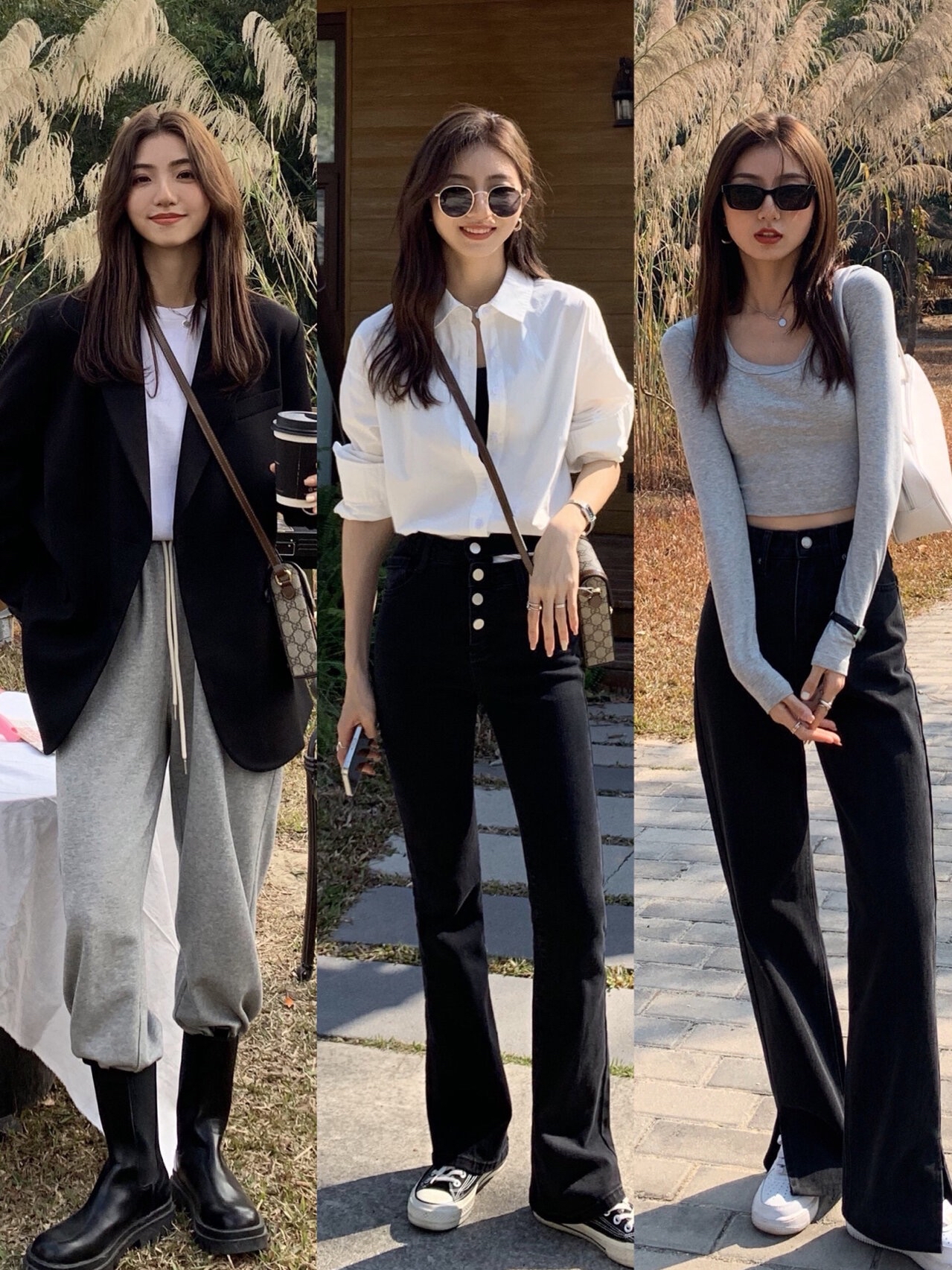 简约又不失高级感的黑白灰穿搭