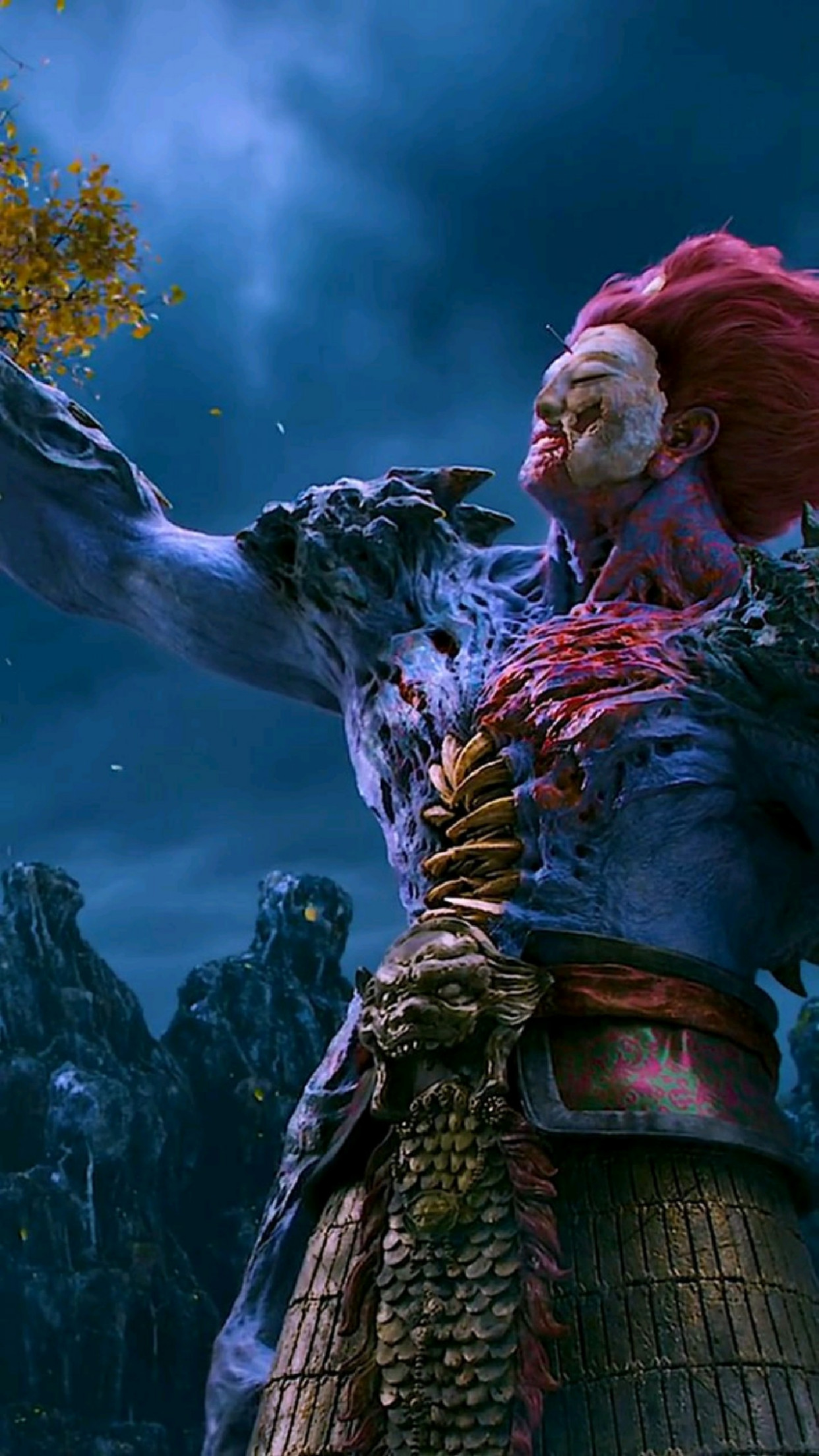 赤发鬼的牙齿属实黄