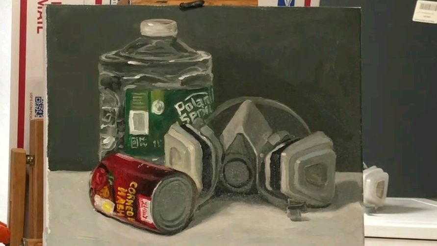 油画静物写生,详细教程