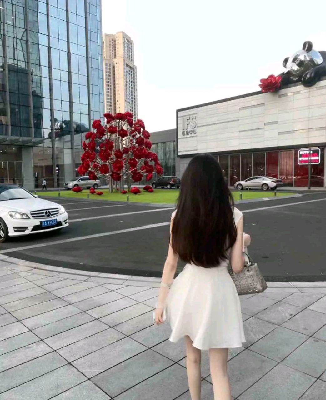 白裙素衣/长发飘飘