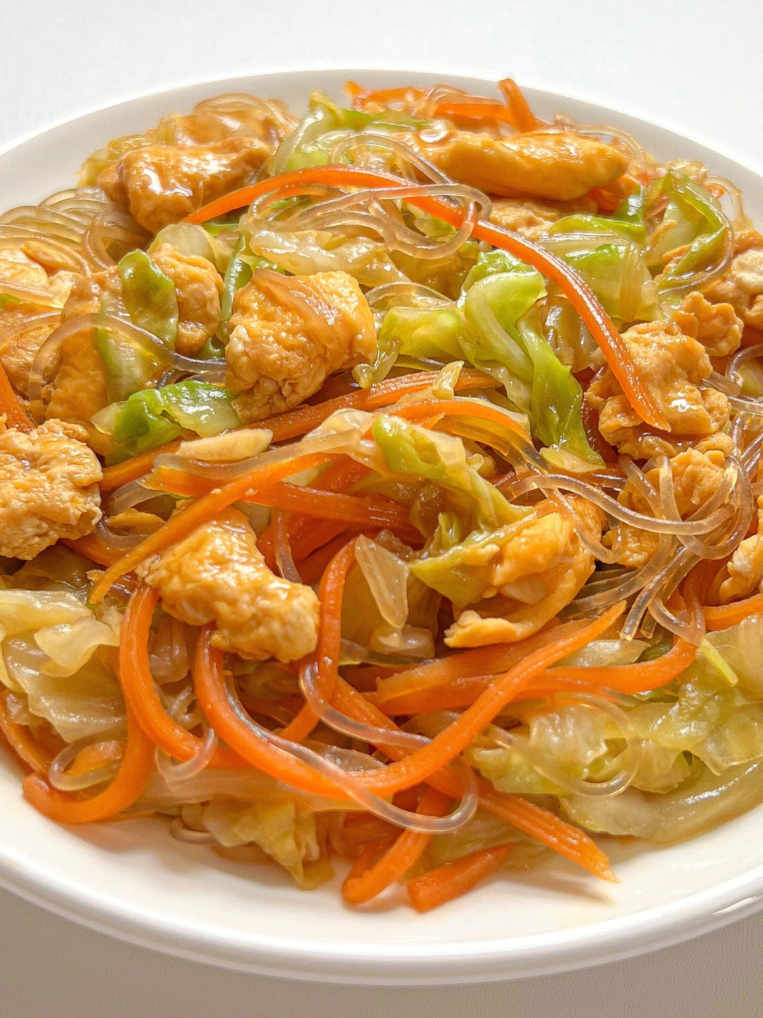 包菜炒粉丝|好吃到舔盘[emoji]1f525[/emoji]简单又快手超好吃|||超级