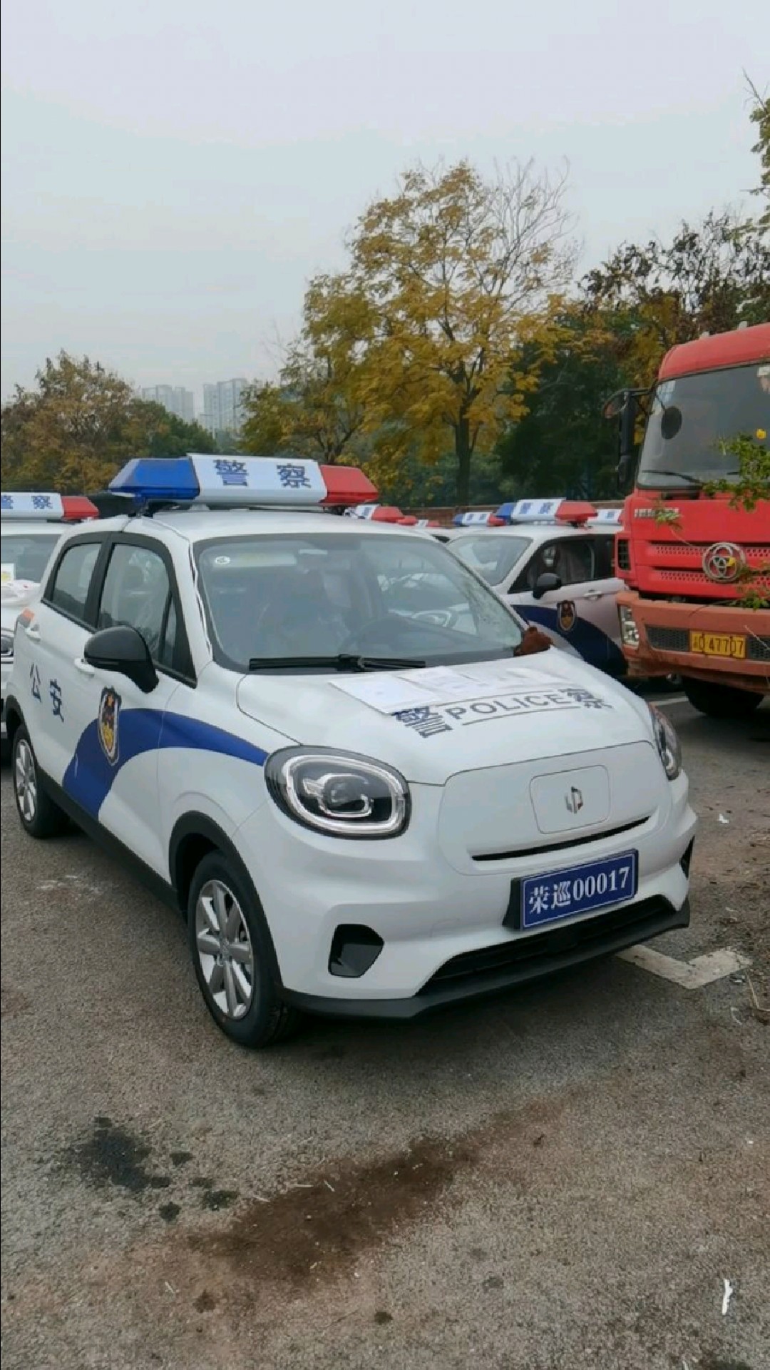 新能源警用车图片