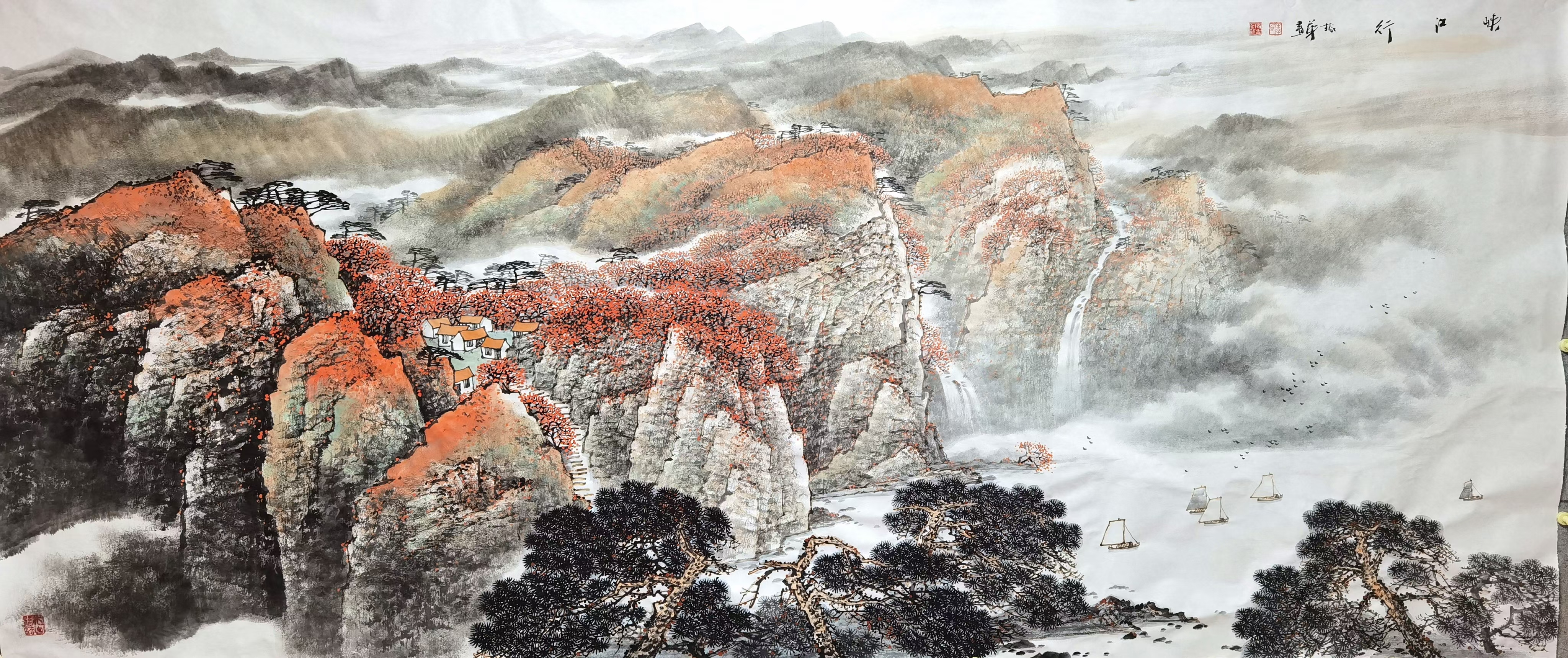 李振华厅堂山水系列作品