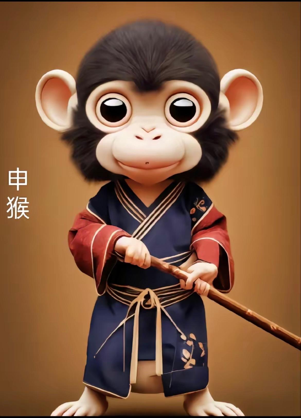 《十二生肖》～申猴