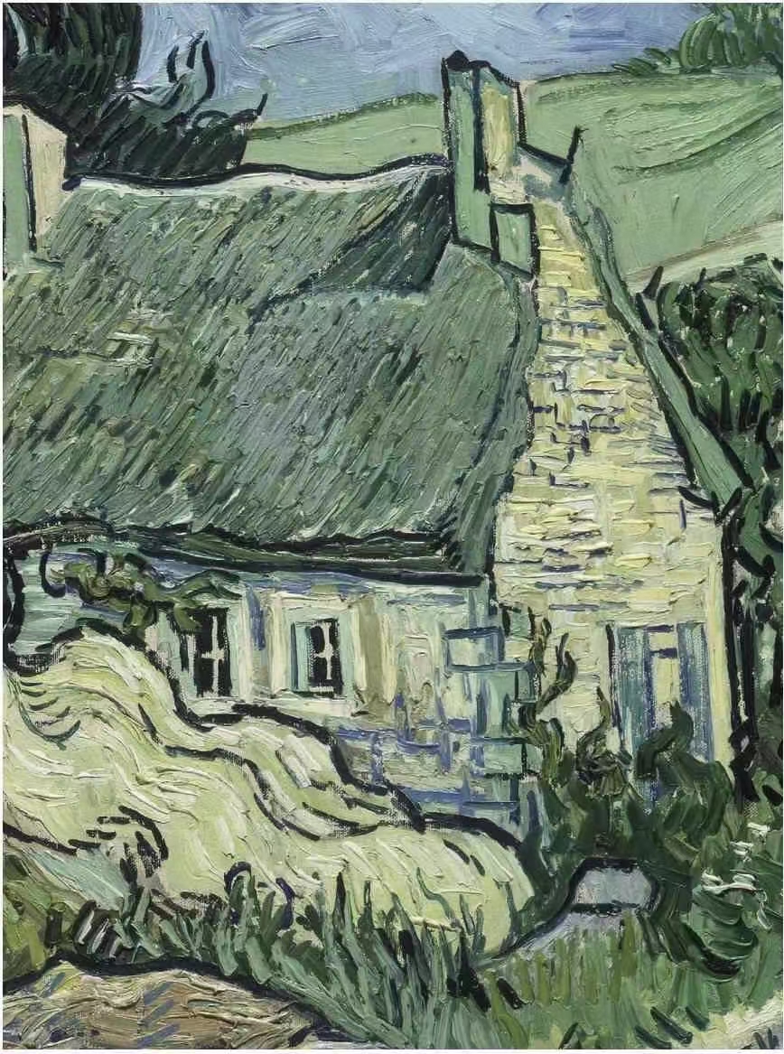 梵高《寇迪威尔的茅屋》