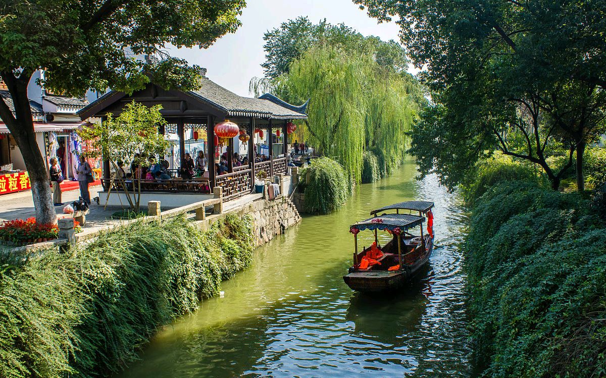 走访过大城的美景还是回味江苏木渎古镇景色
