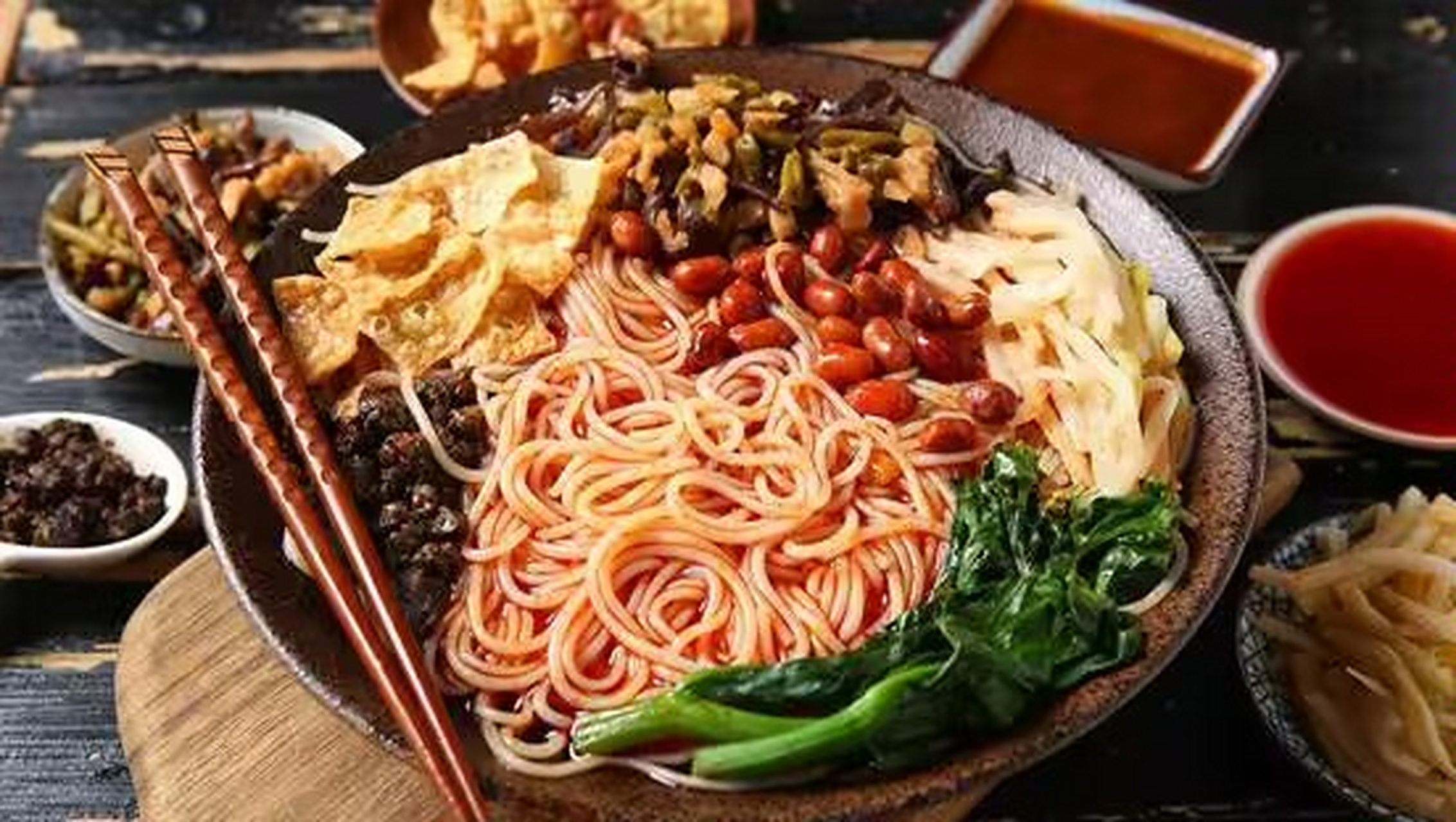 螺蛳粉是广西壮族自治区柳州市的经典又特色的小吃之一,唯一敢跟臭