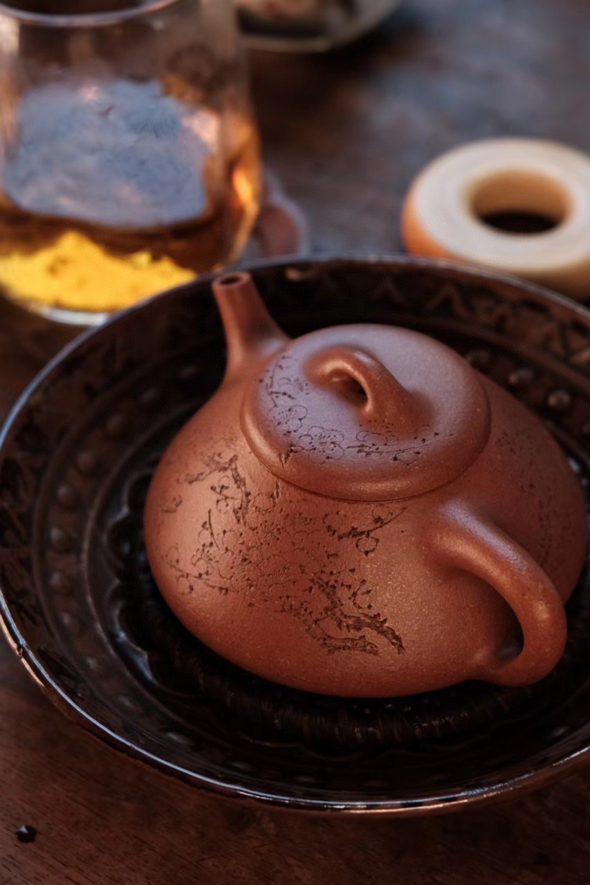 彭年石瓢|优质降坡泥|160cc|全手  整器较传统石瓢更扁,腹部更加开阔