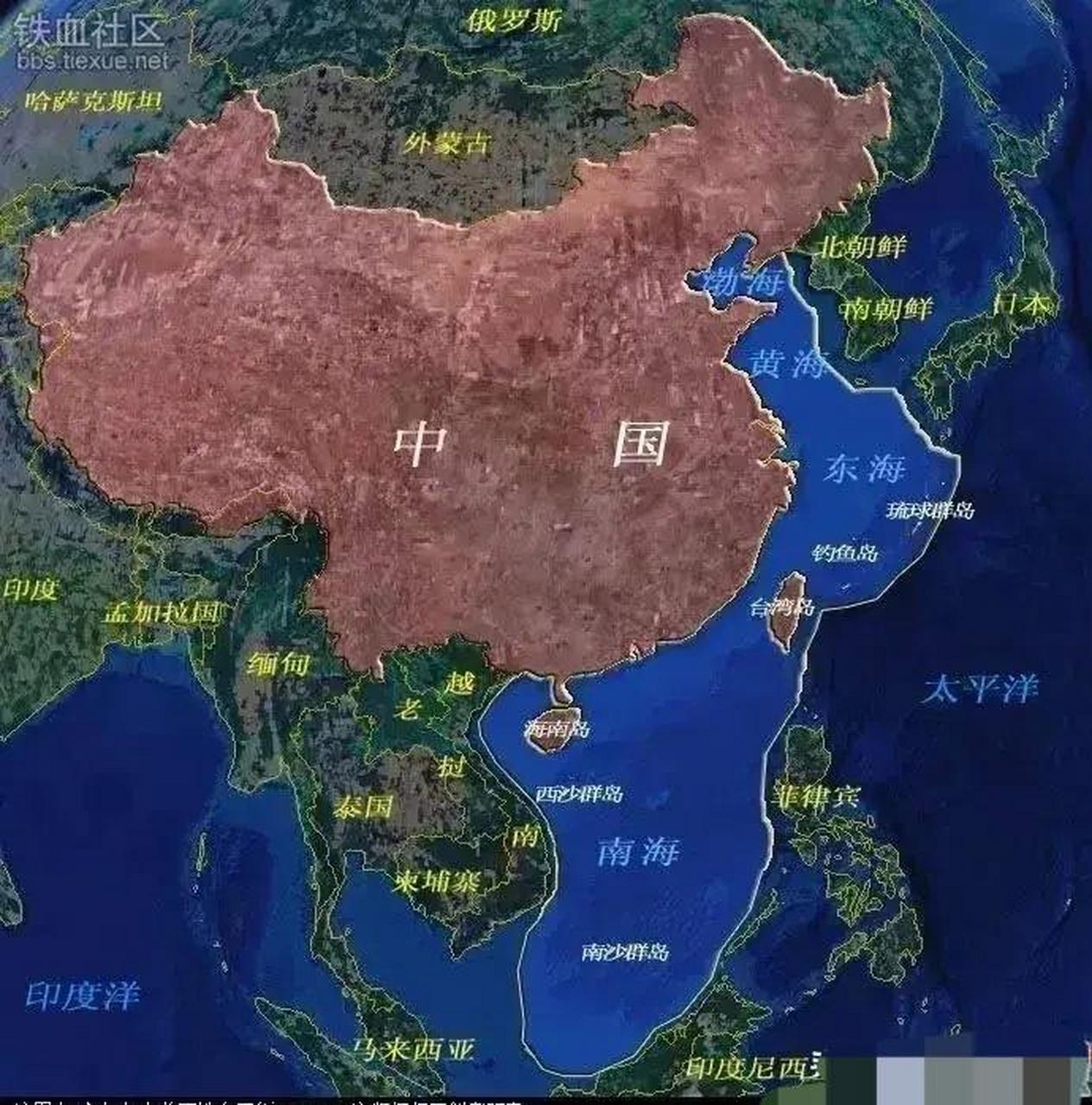 最完美的中国版图图片