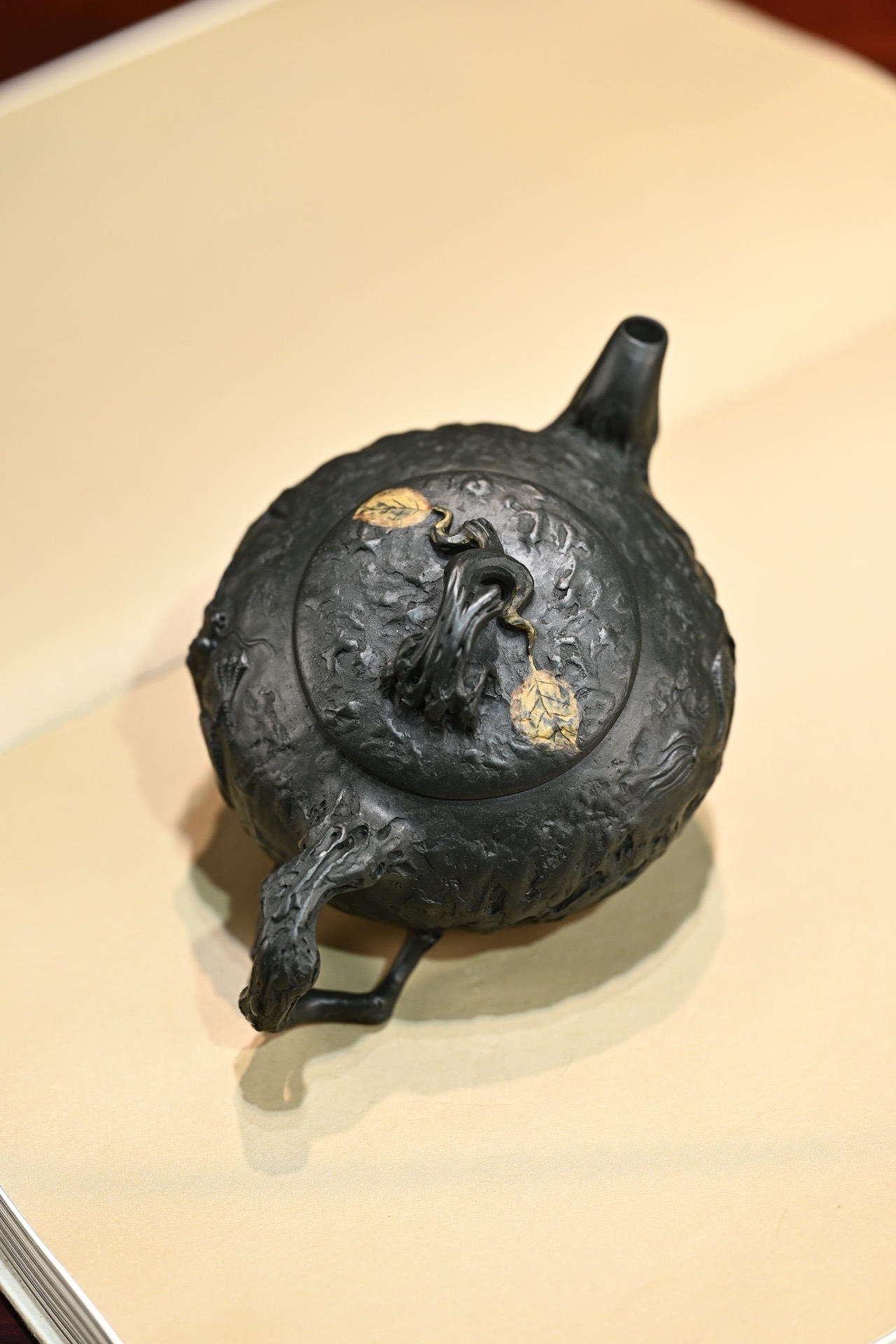 宜兴紫砂壶陈真全手工隐龙供春墨绿泥200cc