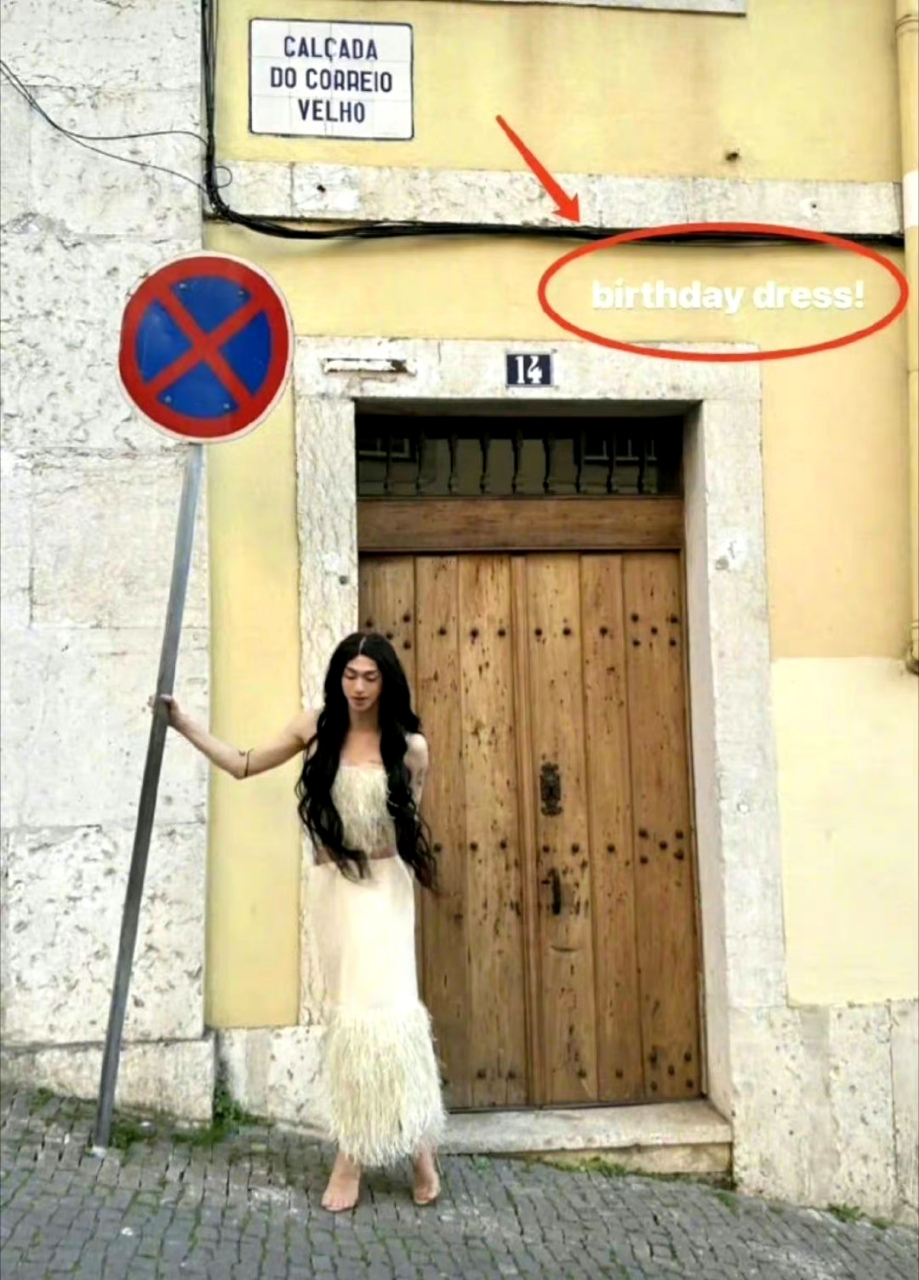 伊能静21岁的儿子"哈利"穿女装晒照片惹了谁?