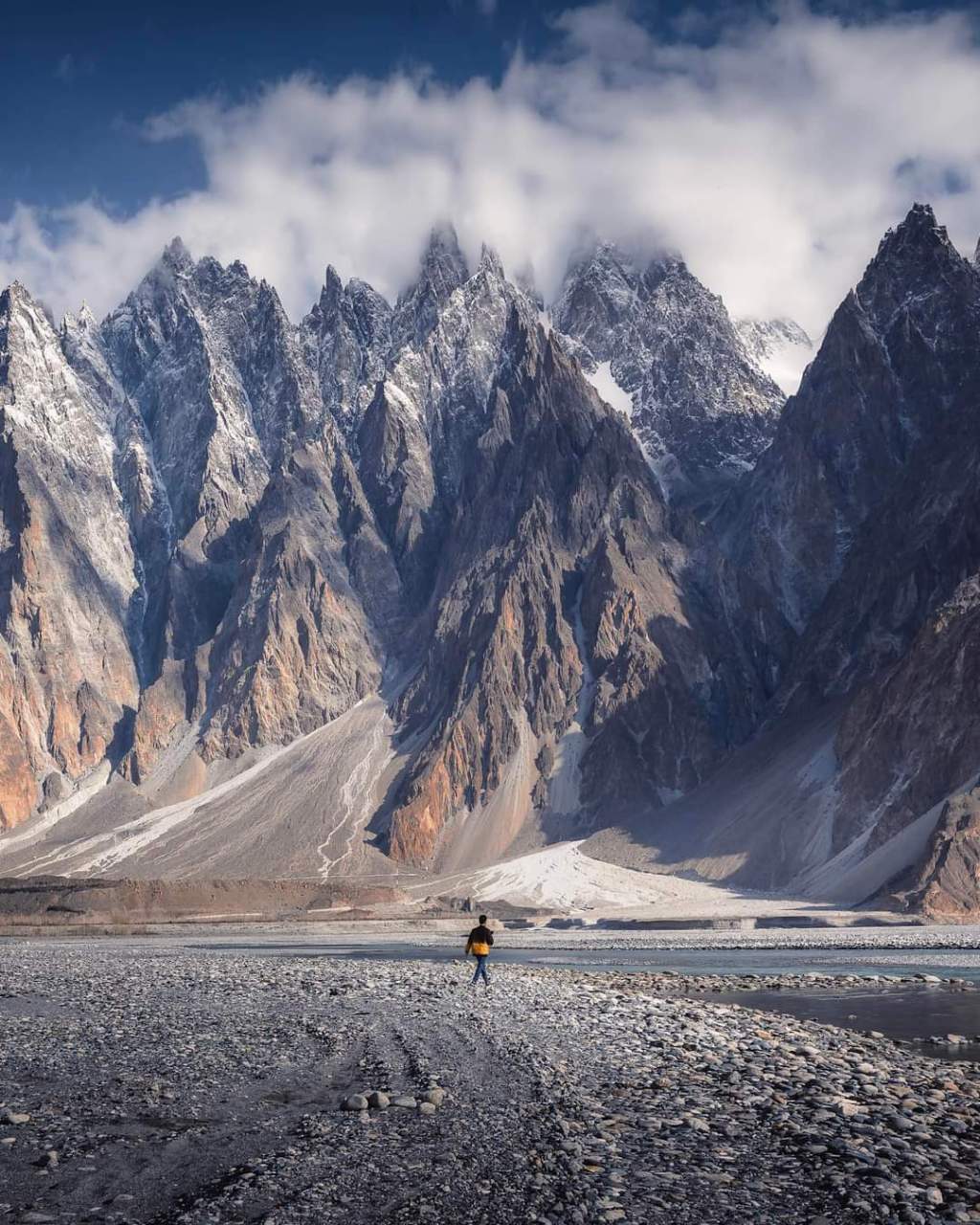 沿着山之王喀喇昆仑帕索山脉6106米01徘徊 巴基斯坦9196#你不