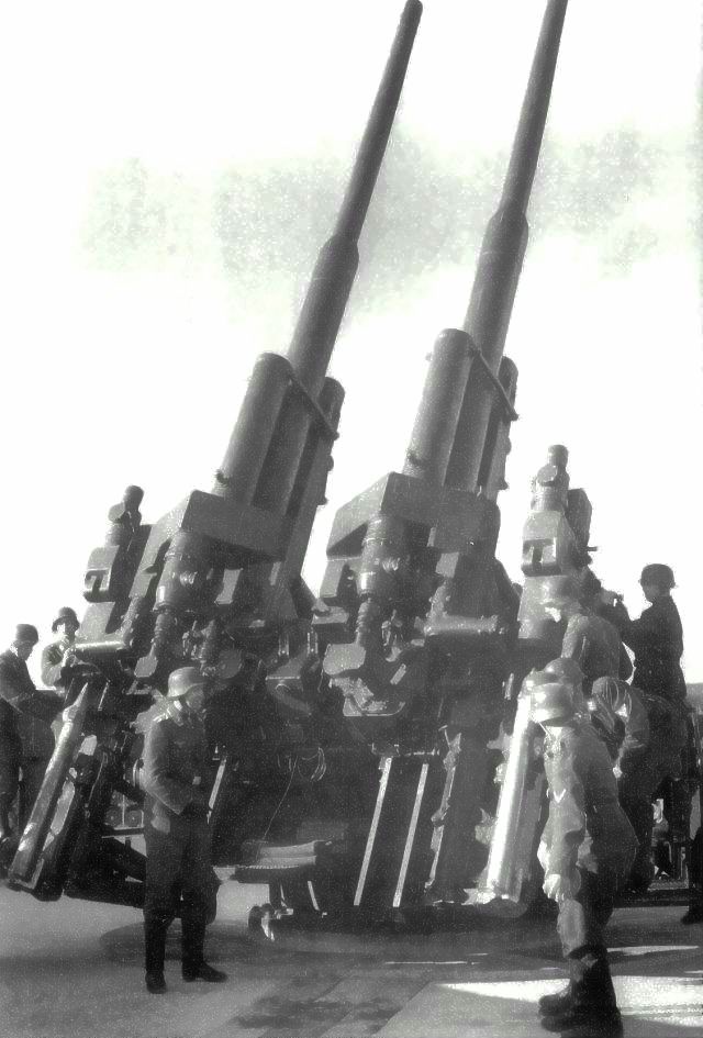 防空重炮:德国flak 40高射炮