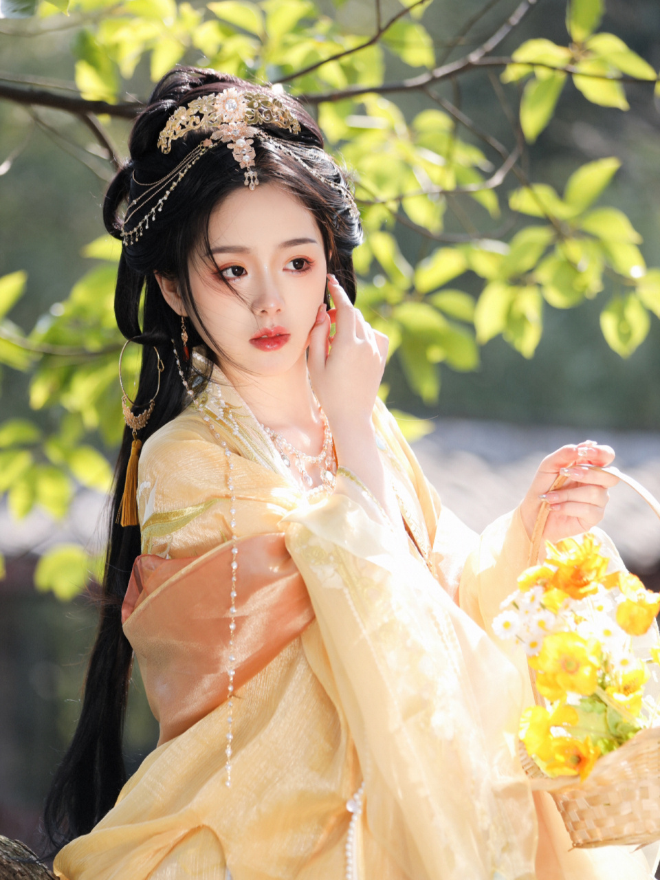 最美人间四月天,随性洒脱拍大片#古风