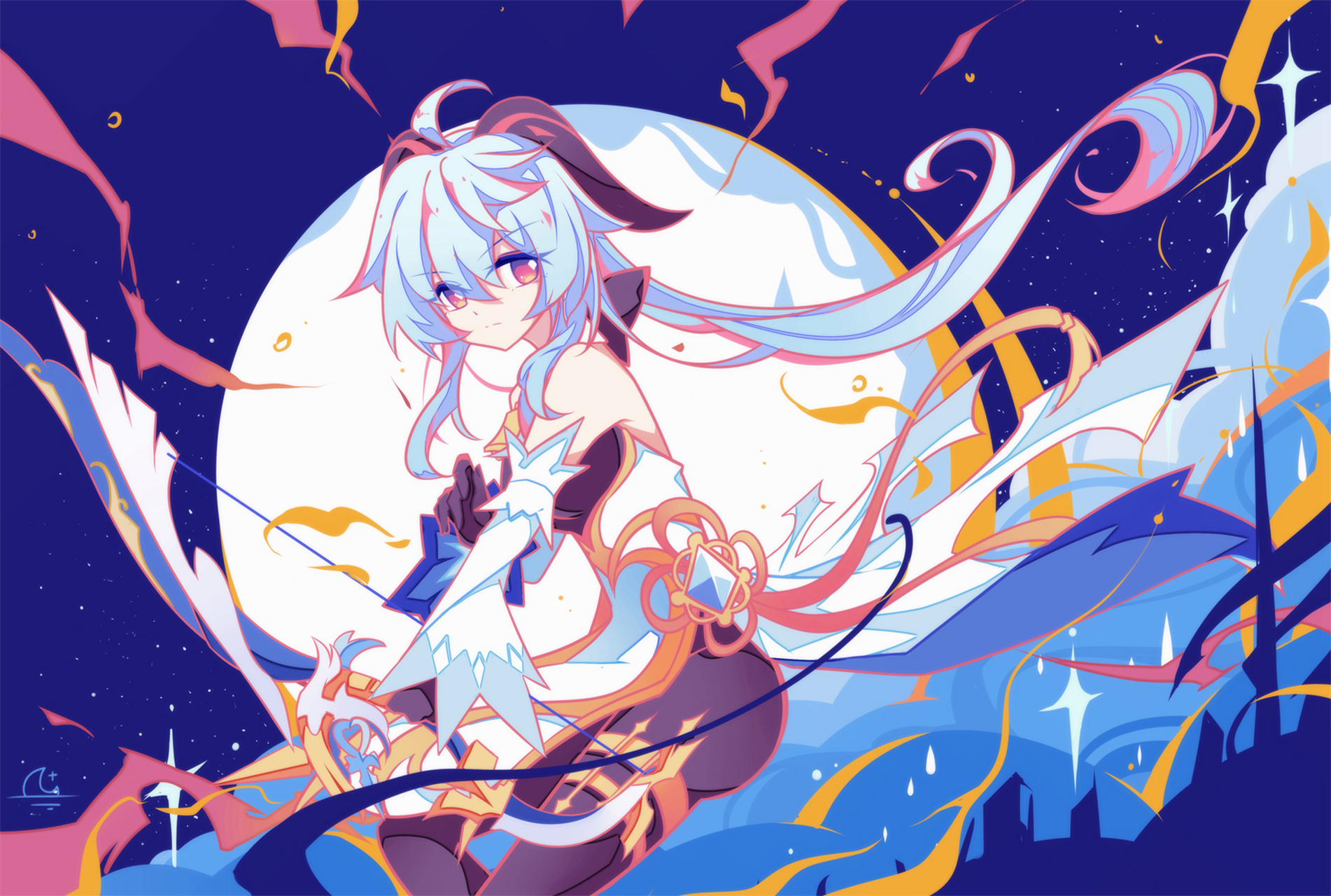 《原神》甘雨同人图分享,画师:薄暮风琴.喜欢就点个赞吧!#原神