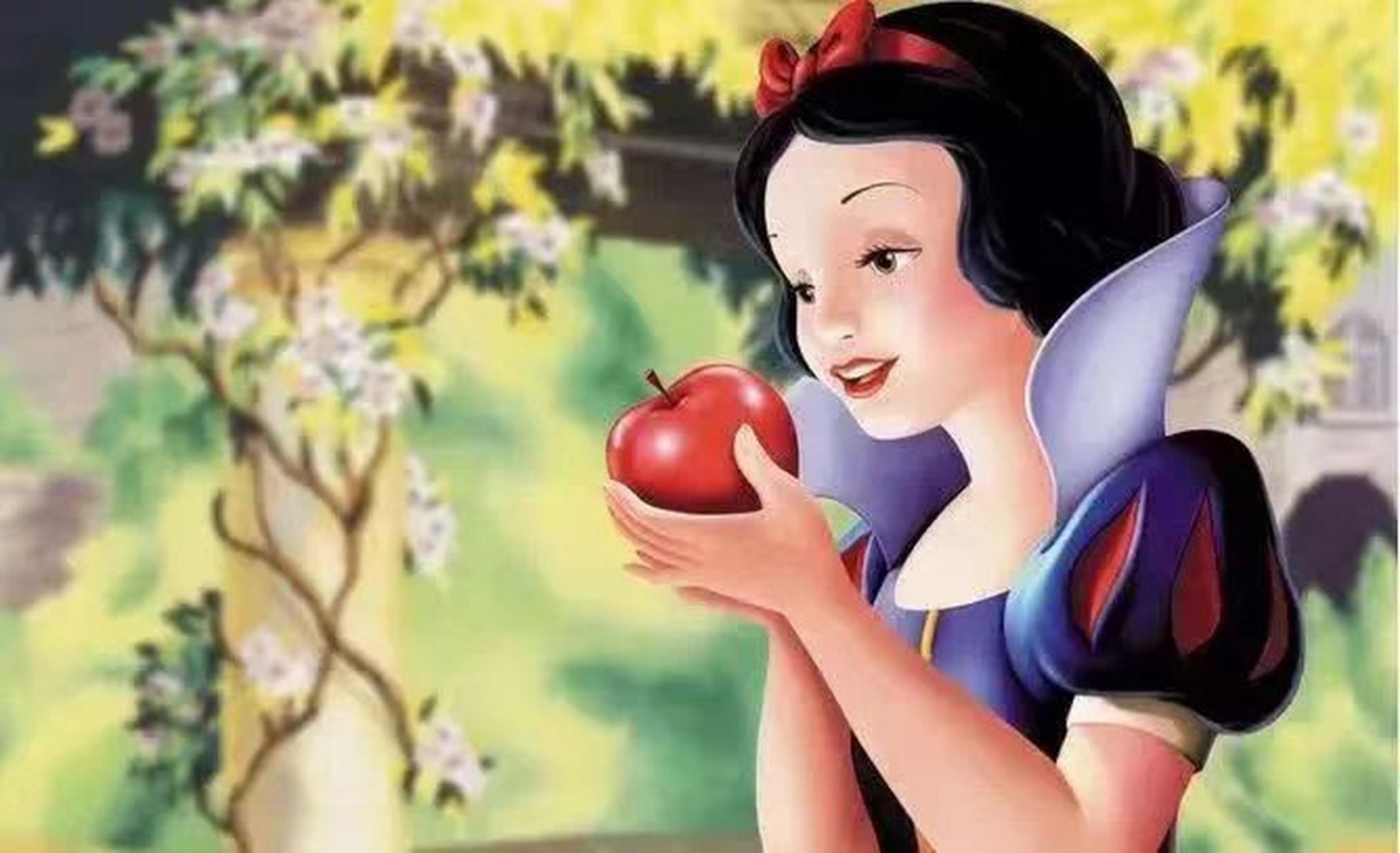 真爱需要等待  在电影《白雪公主》中,年轻美丽的白雪公主唱出了每个