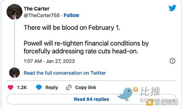 美联储2月议息会议前瞻：“鹰派”不松口，市场将“见血”？