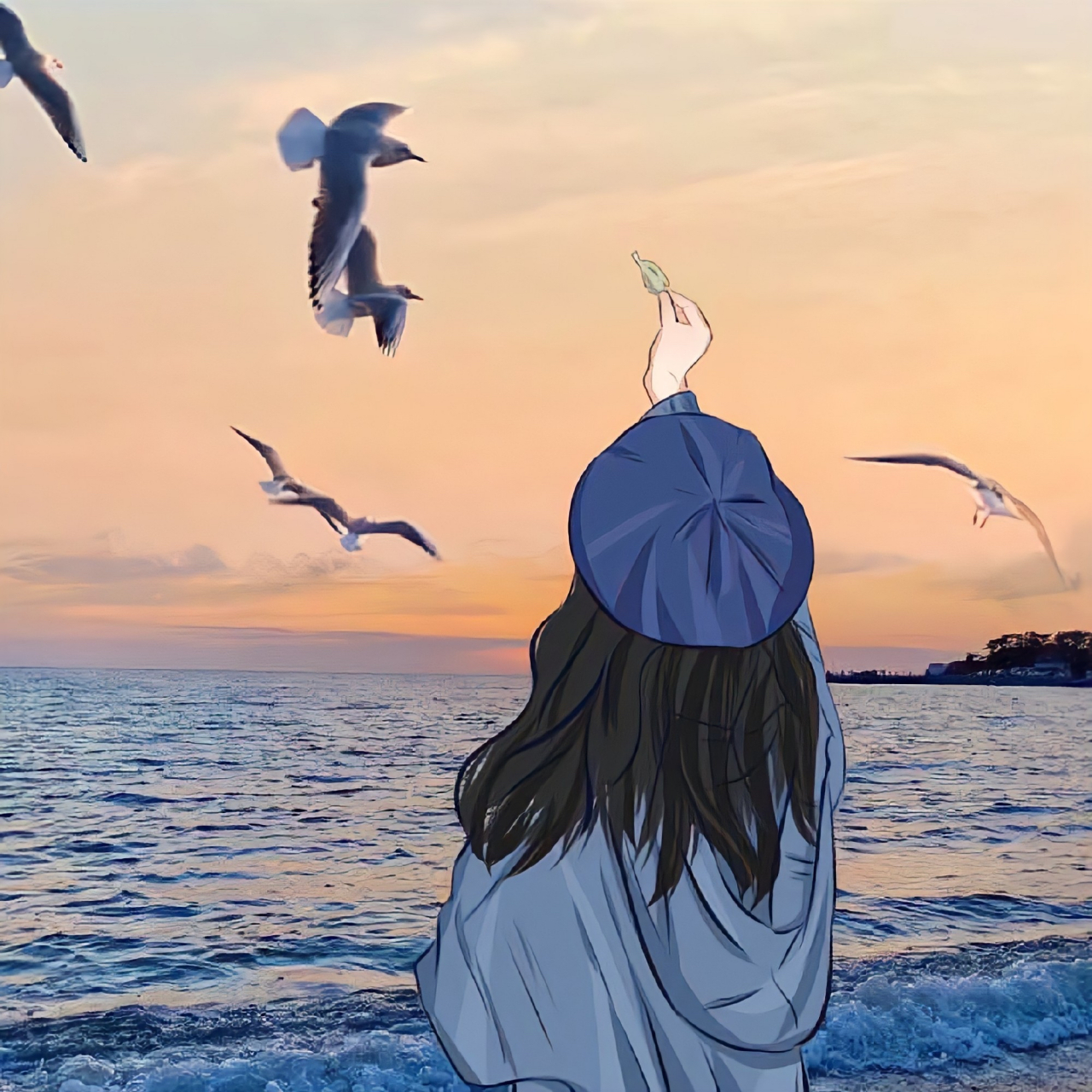 女生动漫头像 | 独立  自由