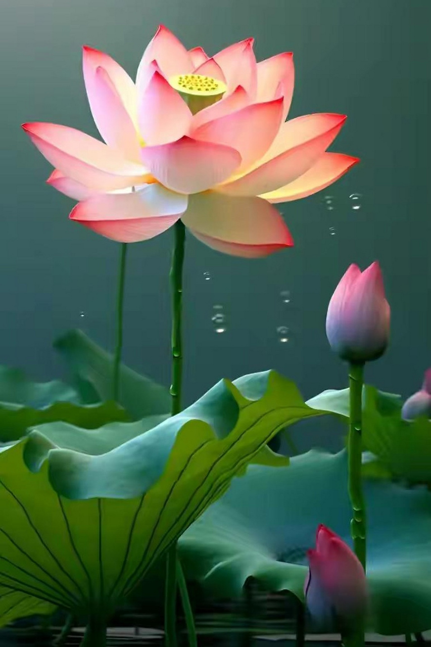 美美和和90连连好运07接天莲叶无穷碧90映日荷花别样红9090