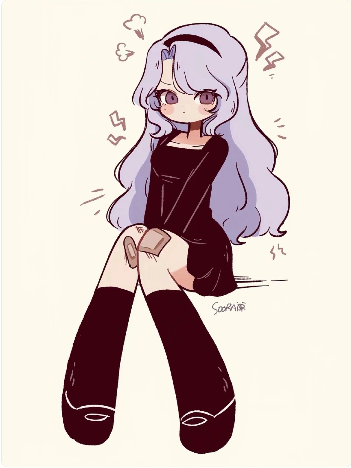 好看的萝卜腿 作者soora 多看一些会画的更好看一点吧#手工# #画画