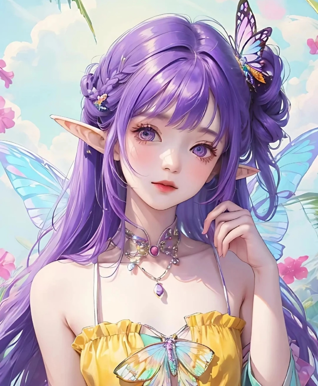 动漫头像# #微信头像# #二次元# #ai绘画# #紫色系# #动漫# #动漫